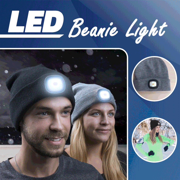 Rechargeable LED Beanie Hat – Truevibes