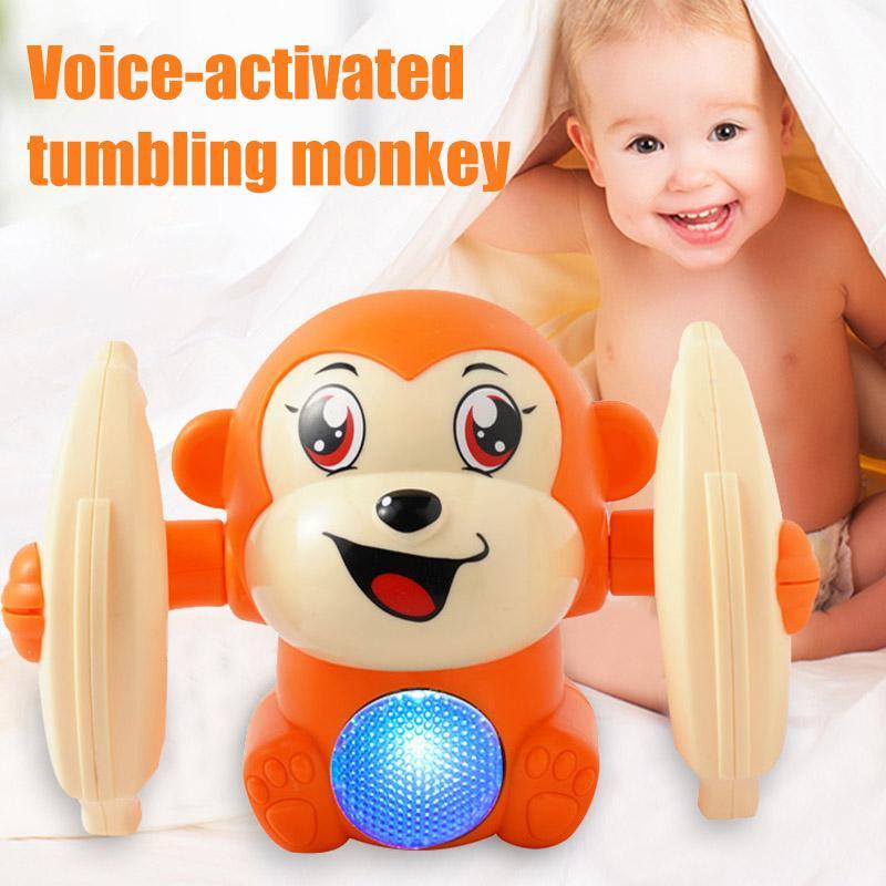 Cutie Pie™ Musical Tumbling Monkey Toy with clap sensor - Urban indies