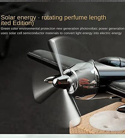 Solar Aircraft Perfume Air Freshener for Car