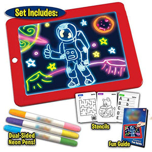 MagicPro™ Magic Sketch Drawing Pad | Light Up LED Glow Board | Draw, Sketch, Create, Doodle, Art, Write, Learning Tablet - Urban indies