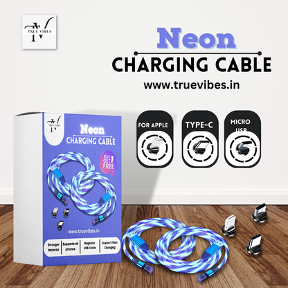 Neon Charging Cable (Buy 1 Get 1 Free)