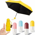 Mini Foldable Capsule Umbrella (Multi-Colour)