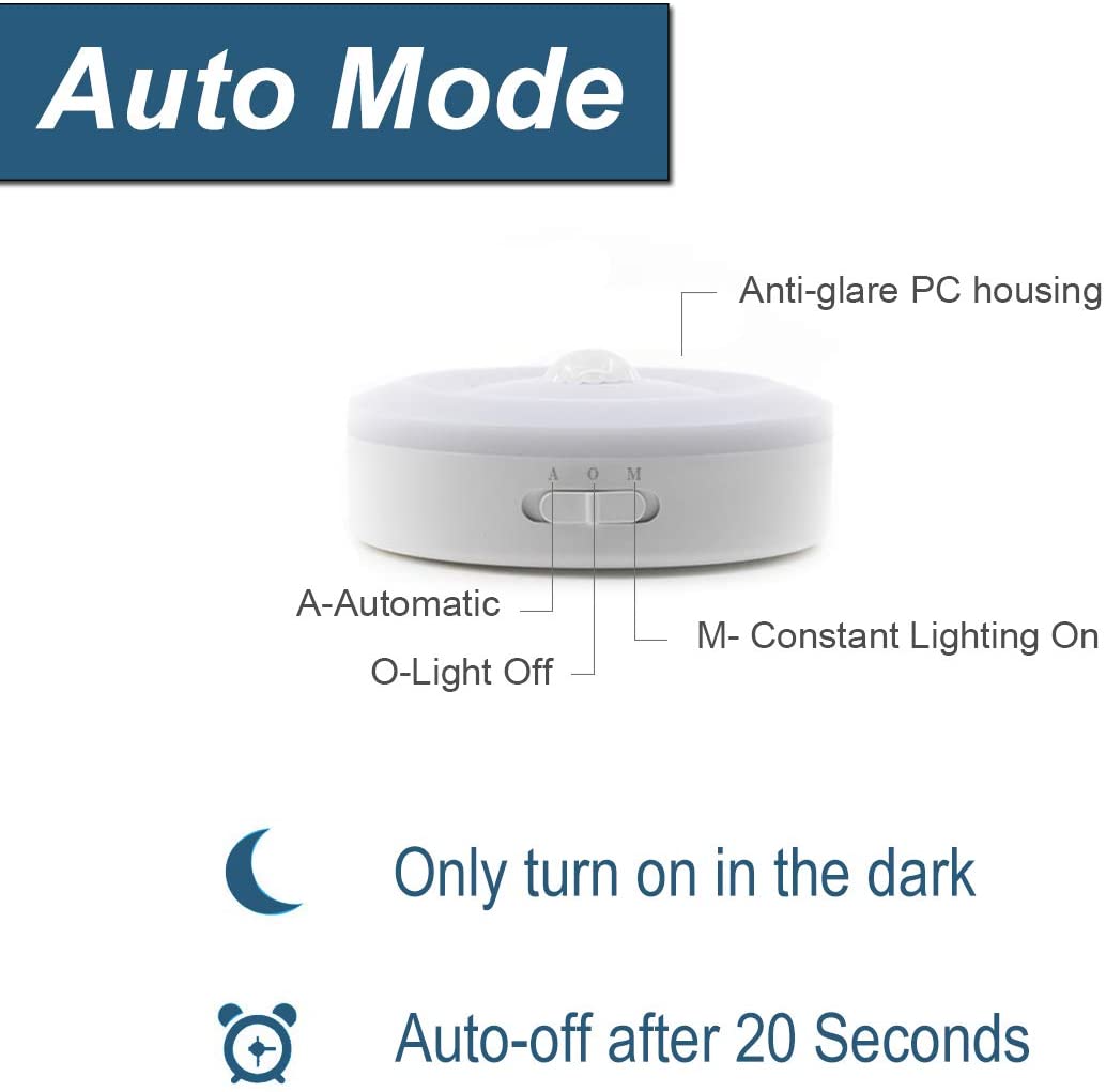 Rechargeable Motion Sensor LED Light (Pack Of 2)