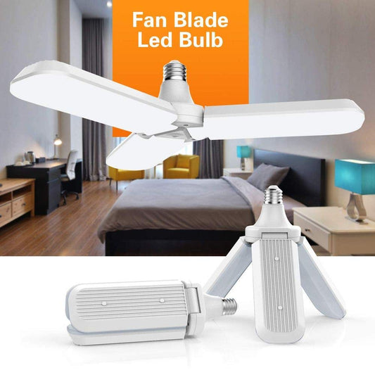 THREE-LEAF FAN SHAPED FOLDABLE LED LIGHT - MORE THAN 80% POWER SAVING - Urban indies