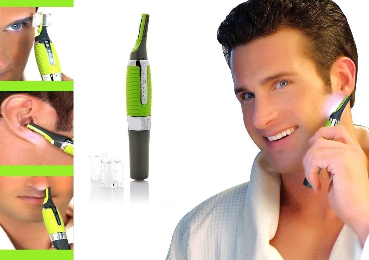 All In One Personal Micro Touches Max Cordless Nose Hair Trimmer with Inbuilt LED Light - Urban indies