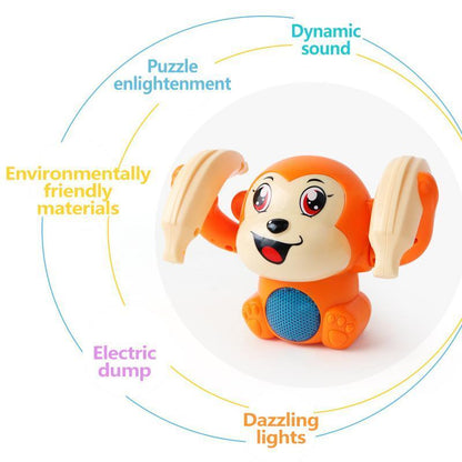 Cutie Pie™ Musical Tumbling Monkey Toy with clap sensor - Urban indies