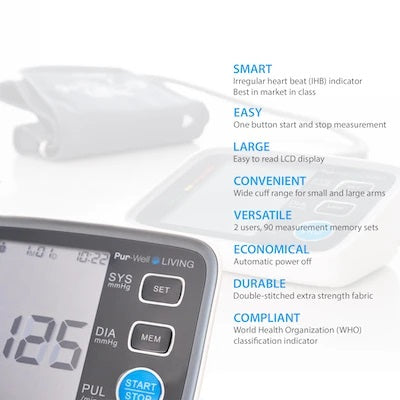 Procare™ Smart Blood Pressure Monitor (1 YEAR WARRANTY) - Urban indies