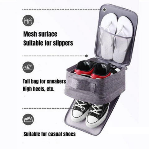 iShine Multiple Shoe Travel Bag Multipurpose Organizer Footwear Storage Slipper  Shoe Bag Water Resistance 6 Pair (Red, 1) Small Travel Bag - Price in  India, Reviews, Ratings & Specifications | Flipkart.com