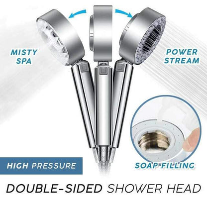 Double-sided Water Pressurized Shower Head