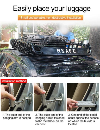 Multifunction Foldable Car Door Step